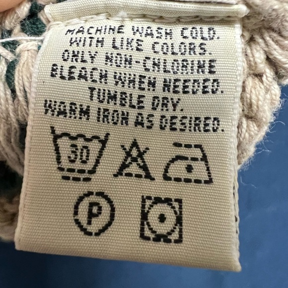 Vintage Men’s Eddie Bauer Fair Isle Knit Sweater Cotton 90s Sz XL Outdoors - Picture 11 of 16